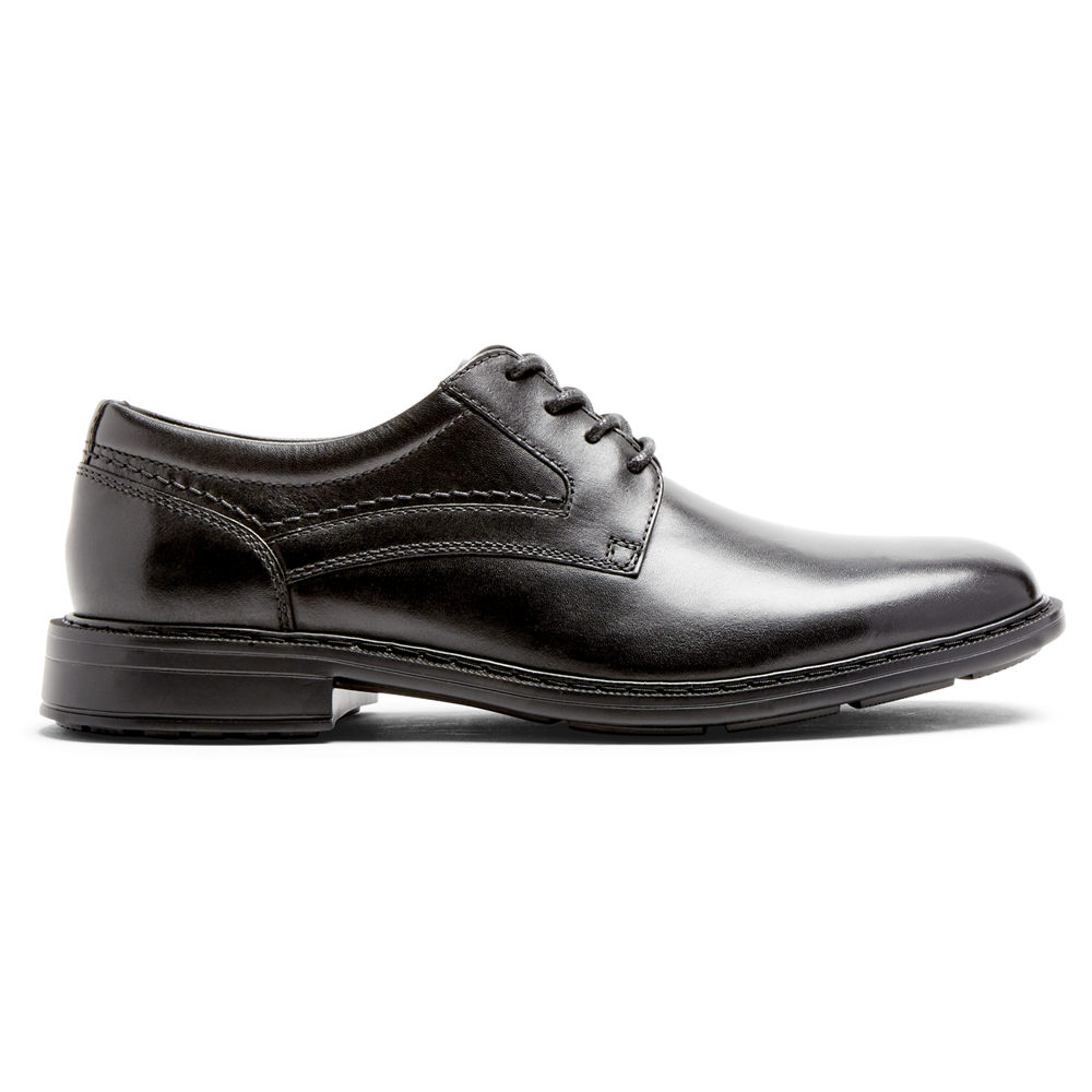 ロック ポート ビジネス シューズ メンズ 黒 - Parsons Plain Toe - WNL814903